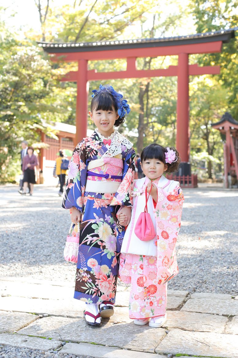姉妹でダブル七五三
