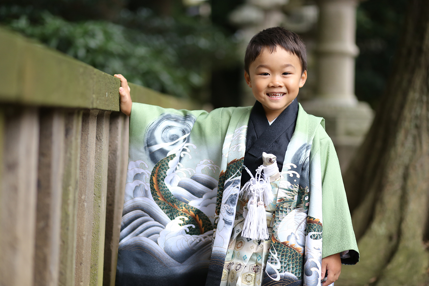 久伊豆神社(岩槻) にて5歳七五三の出張撮影