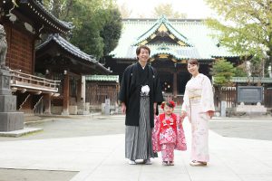 牛嶋神社で七五三の出張撮影