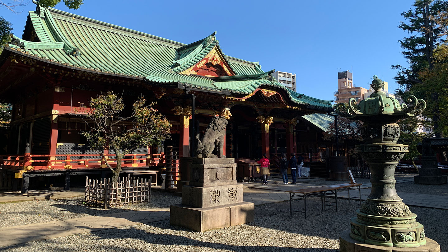 文京区の根津神社
