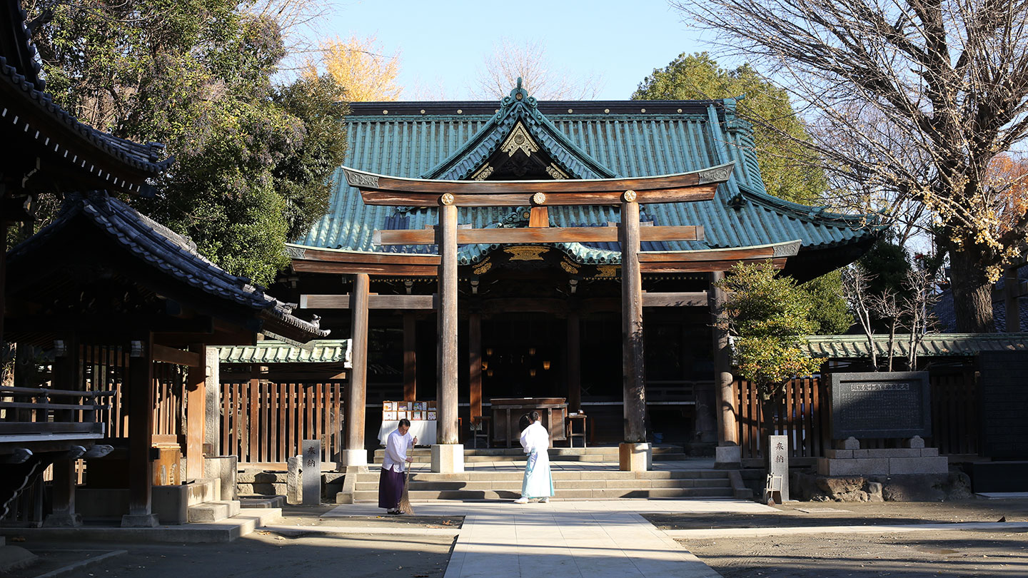 牛嶋神社の三輪鳥居