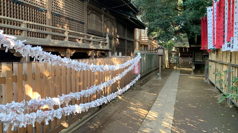 緑が美しい境内