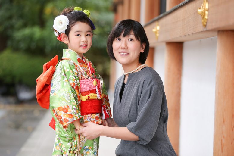増上寺にて七五三の出張撮影5