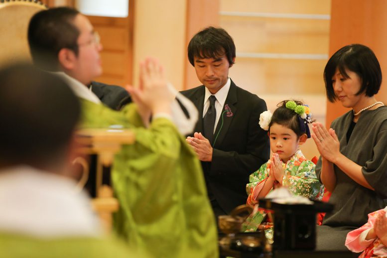 ご祈祷シーンの撮影1