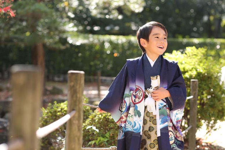 5歳男の子の袴姿