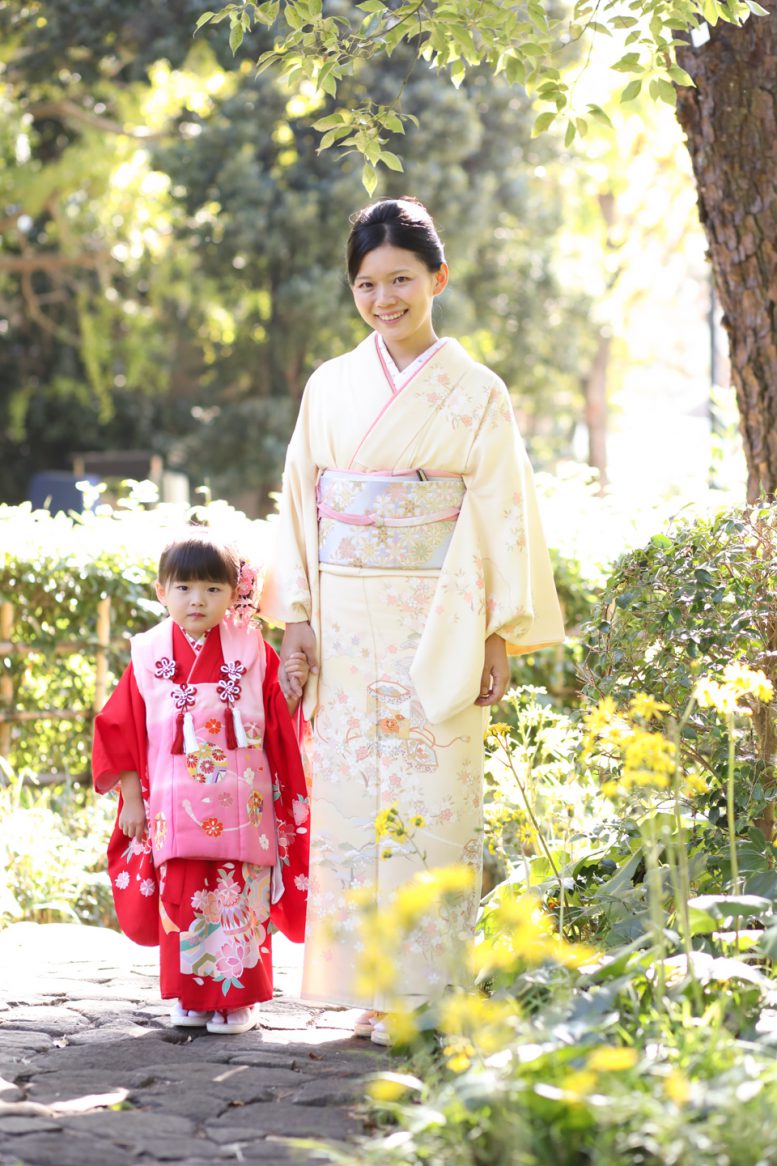 大宮氷川神社で七五三 3歳女の子ママと
