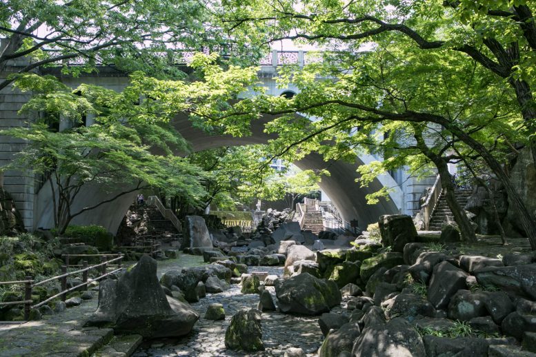 北区立音無親水公園　舟串橋