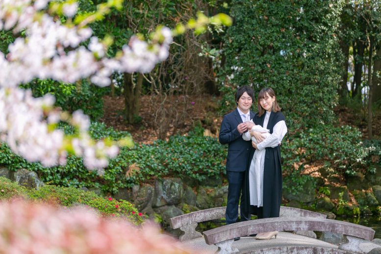 寒川神社　桜のシーズン