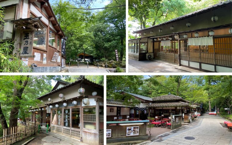 深大寺の周辺には20店もの蕎麦屋がある