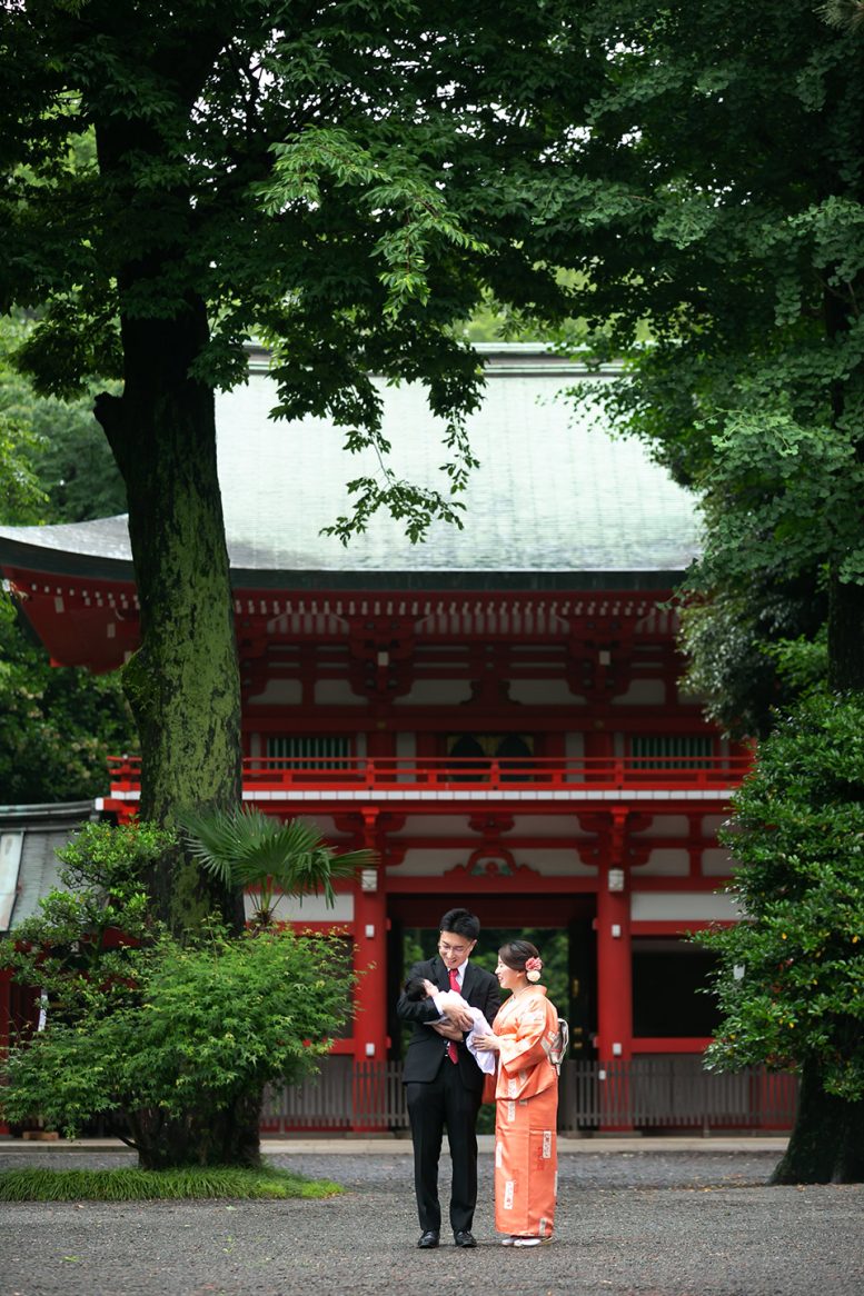 井草八幡宮 お宮参り 写真01