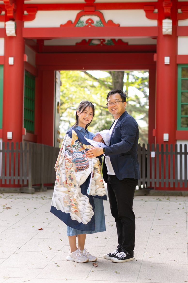 井草八幡宮 お宮参り 写真06