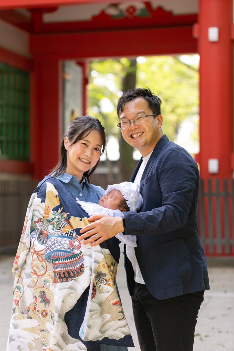 井草八幡宮 お宮参り 写真07