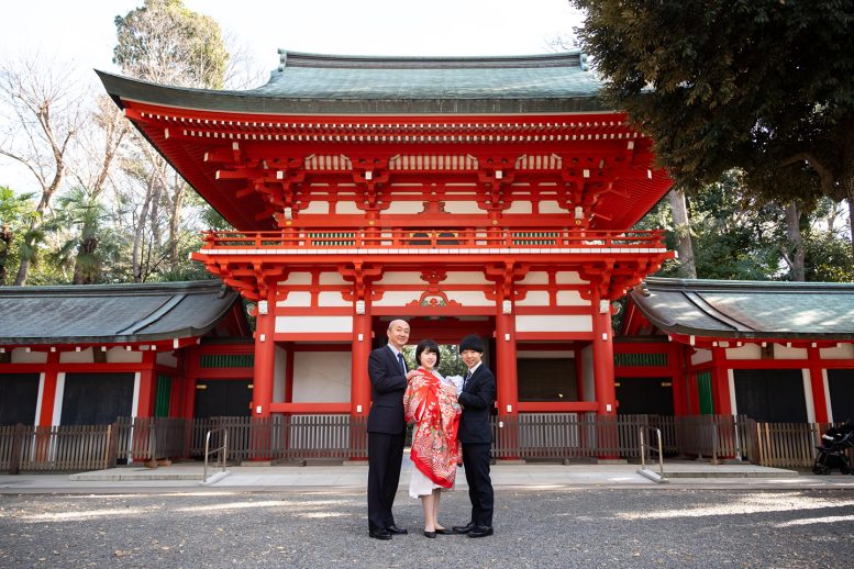 井草八幡宮 お宮参り 写真08