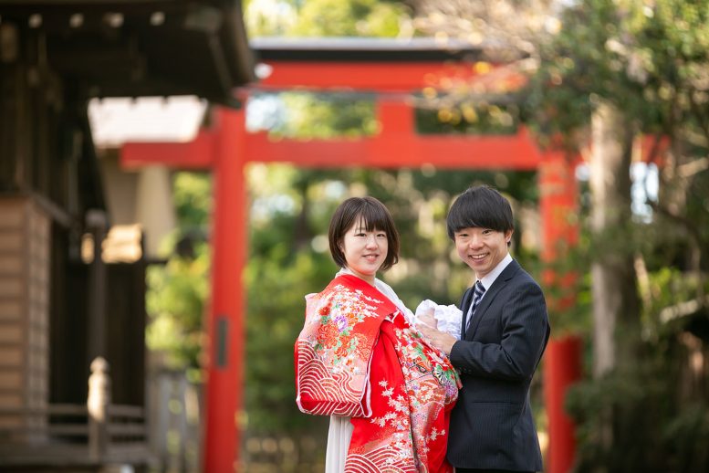 井草八幡宮 お宮参り 写真10