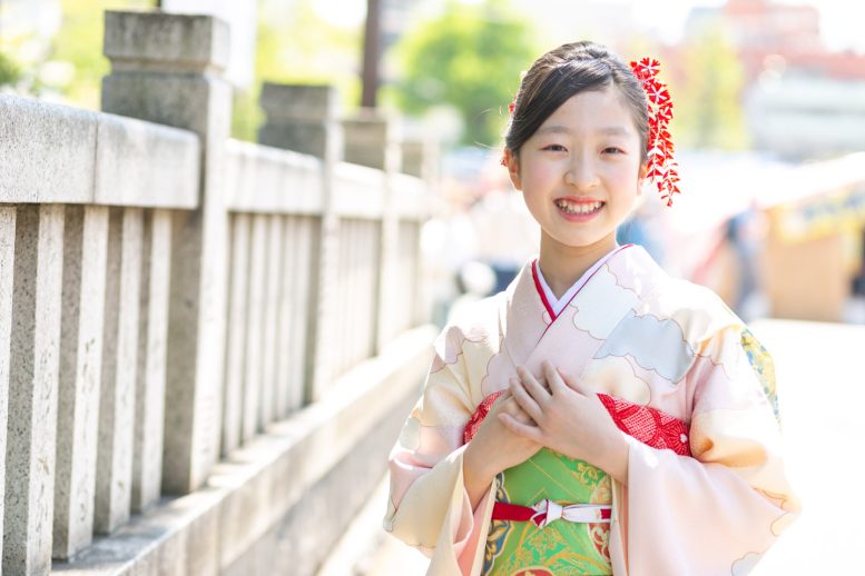 浅草神社　十三参りポートレート