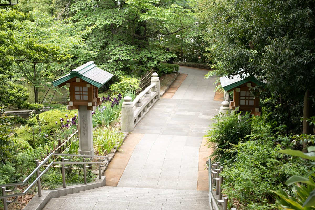 東郷記念館の庭園2