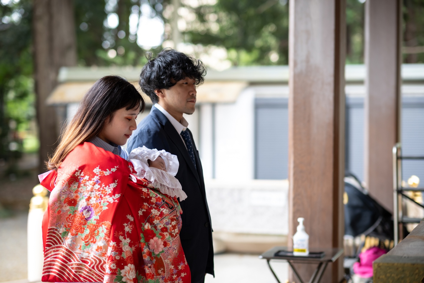 東村山 八坂神社 お宮参り記念