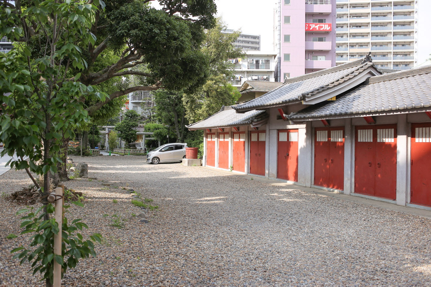 蒲田八幡神社　駐車場