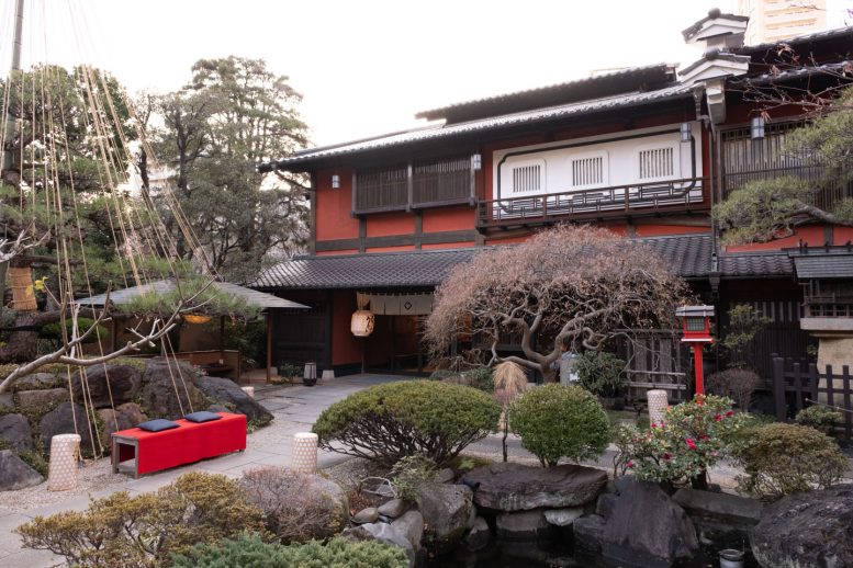 うかい芝店 中庭の様子