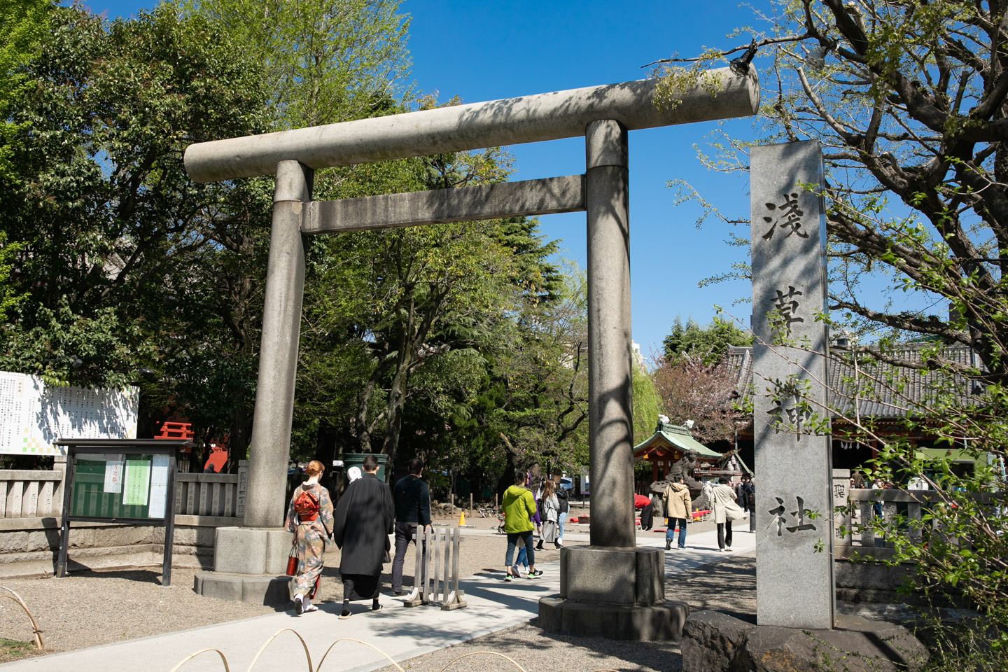 浅草神社の鳥居・入り口