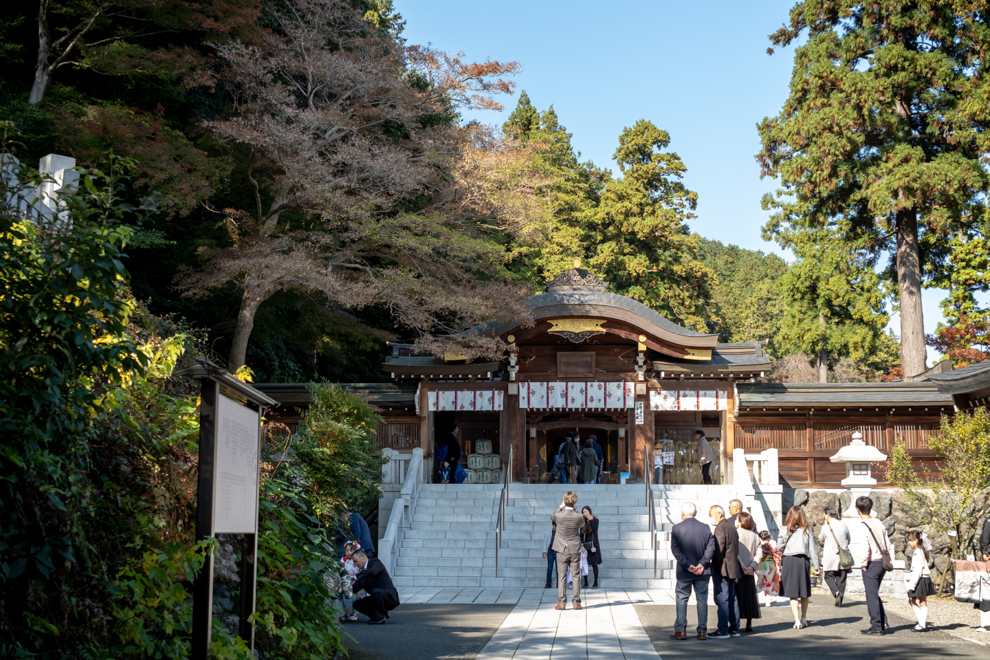 七五三シーズンの高麗神社
