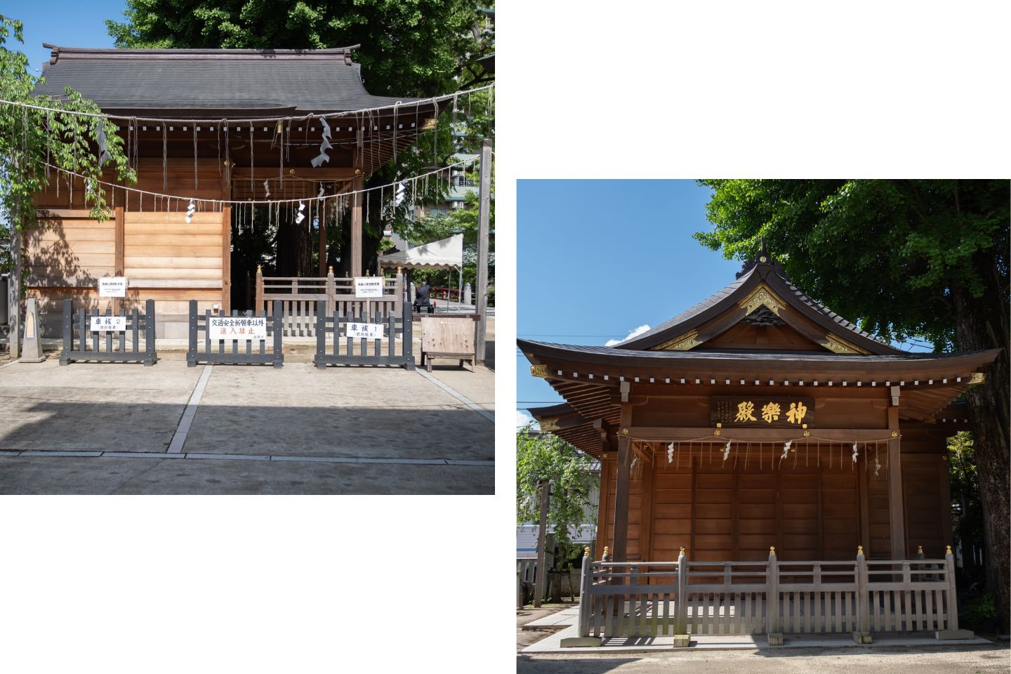 松戸神社　神楽殿