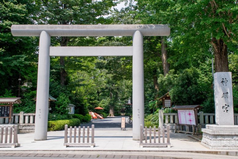 阿佐ヶ谷神明宮 入口の鳥居