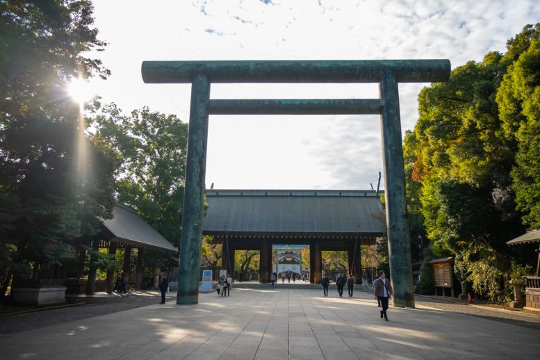 靖国神社　第二鳥居（大鳥居）