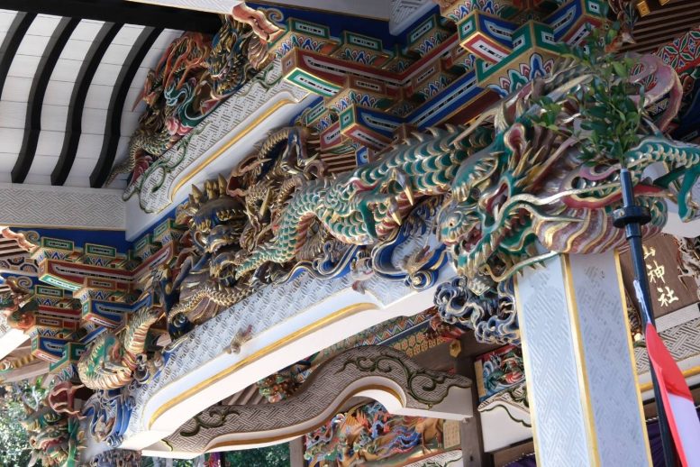 宝登山神社 本殿の彫刻