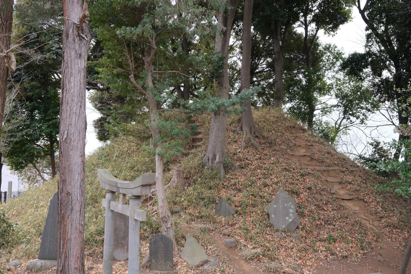 国指定 木曽呂の富士塚