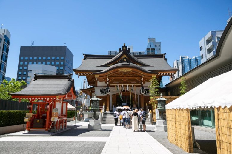 水天宮 平日の境内の様子