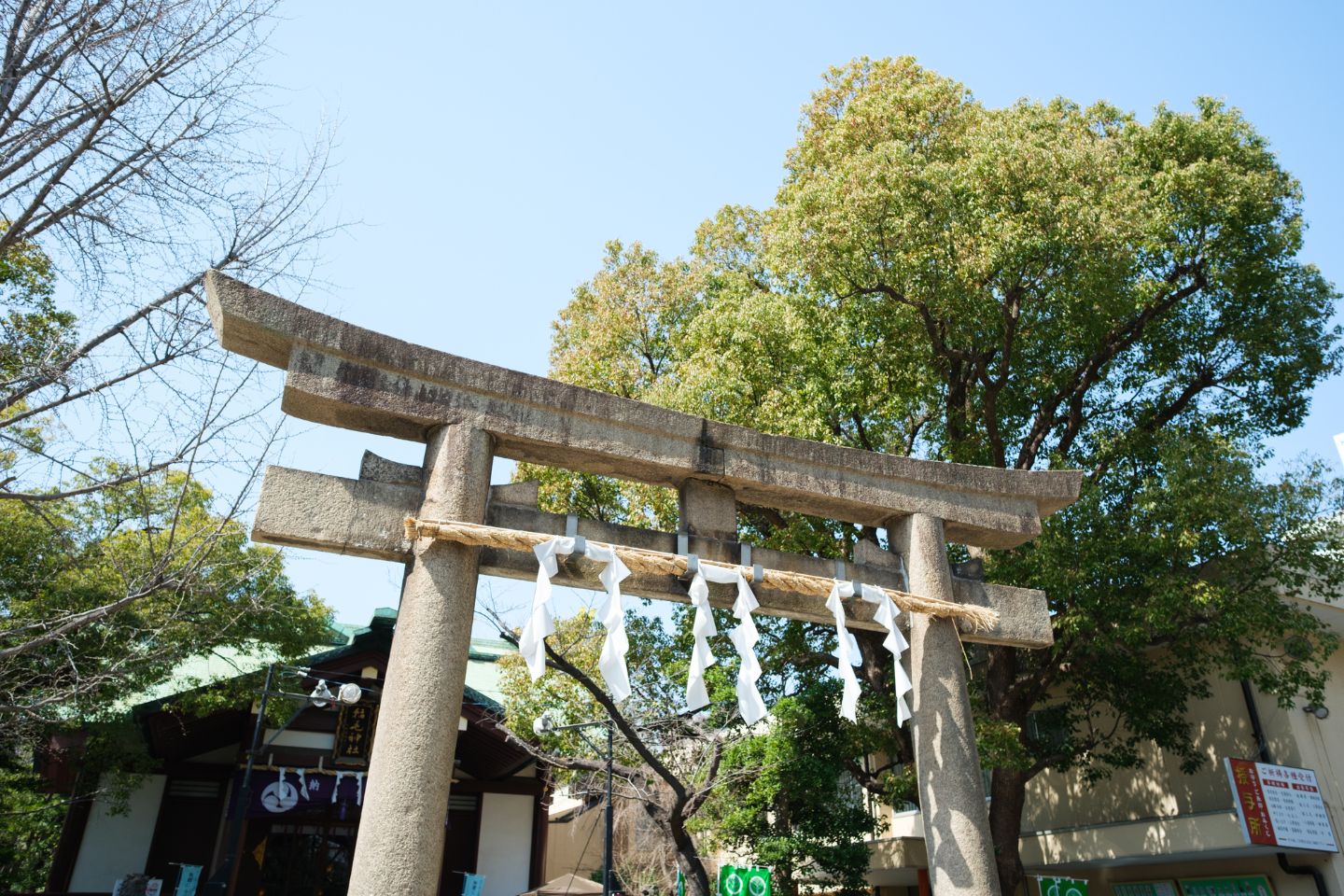 川崎山王社 稲毛神社 鳥居