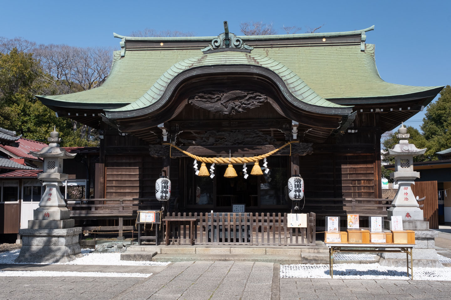 菊田神社 本殿(拝殿)