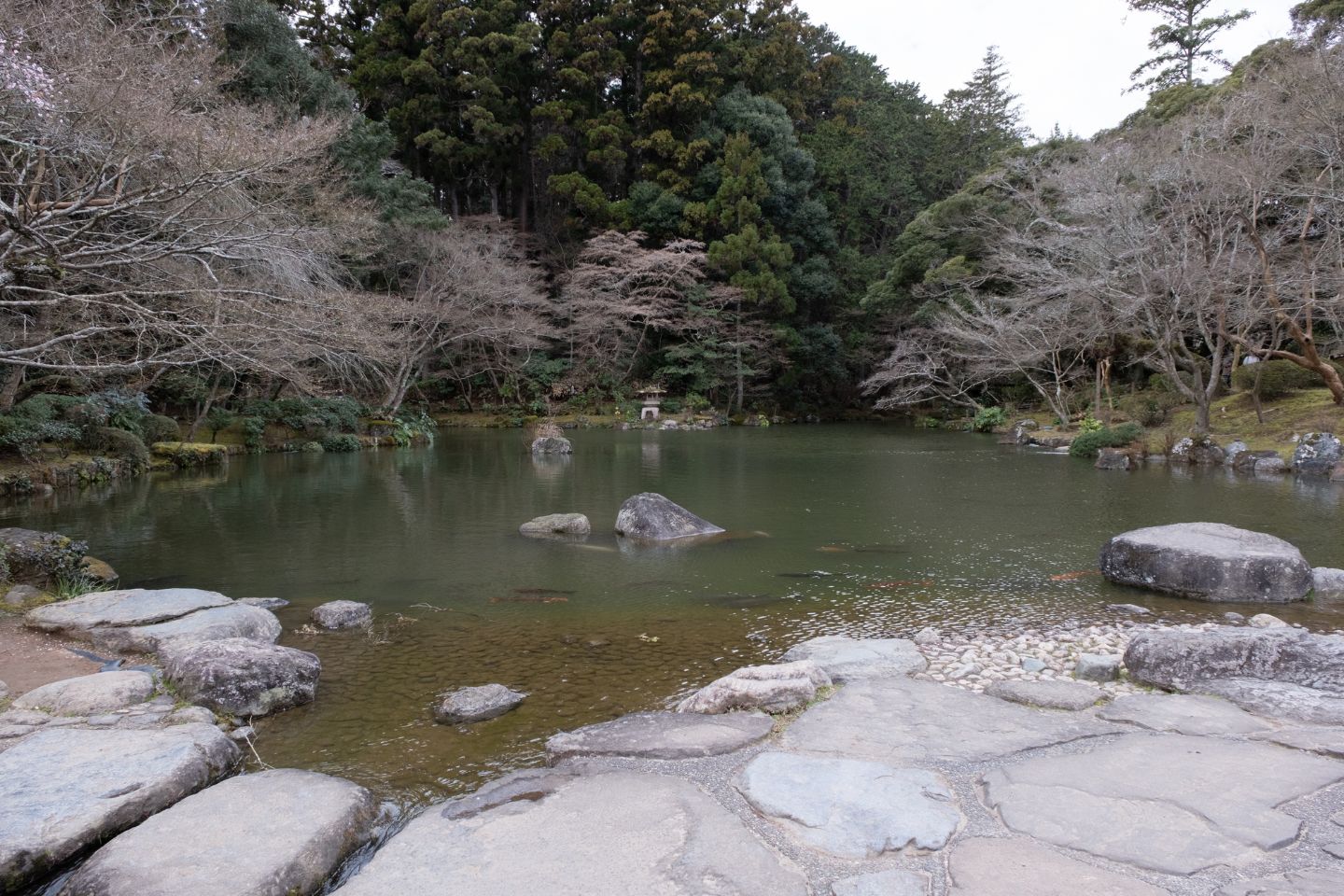 成田山公園の3つの池