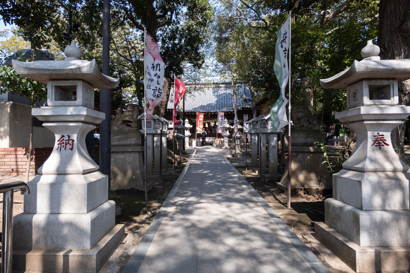 大原神社の参道