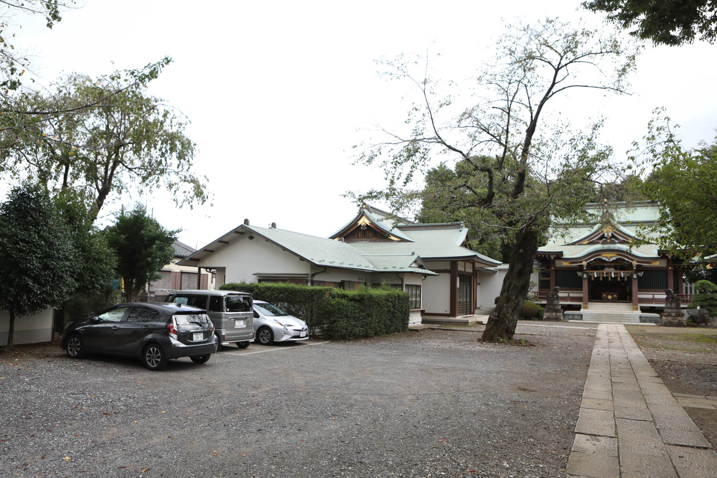 赤塚氷川神社 駐車スペース