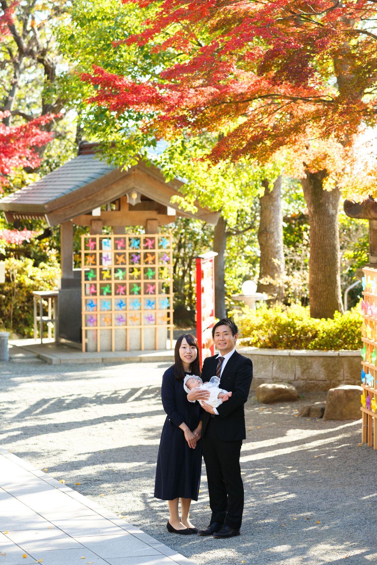 多摩川浅間神社 お宮参り写真撮影