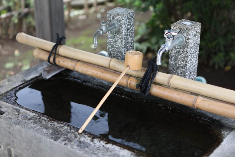 徳丸北野神社 手水舎