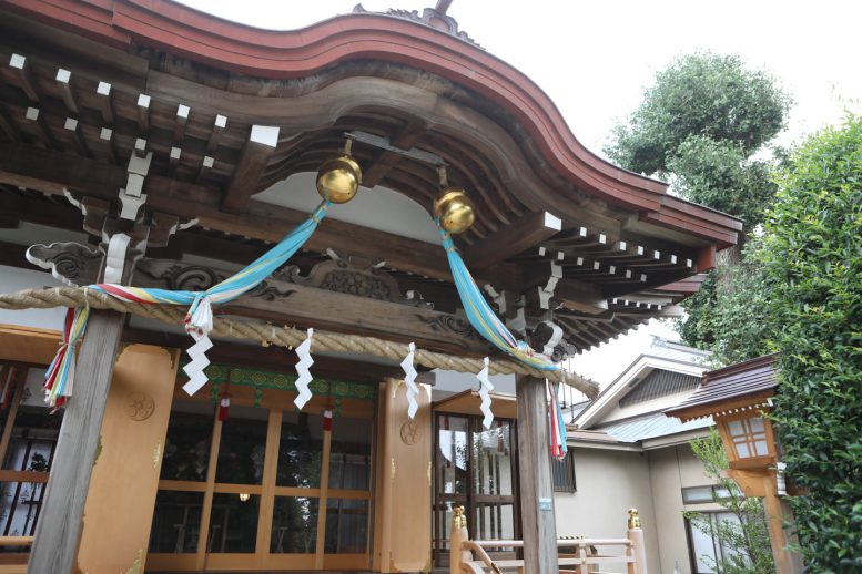 徳丸北野神社 本殿(アップ)