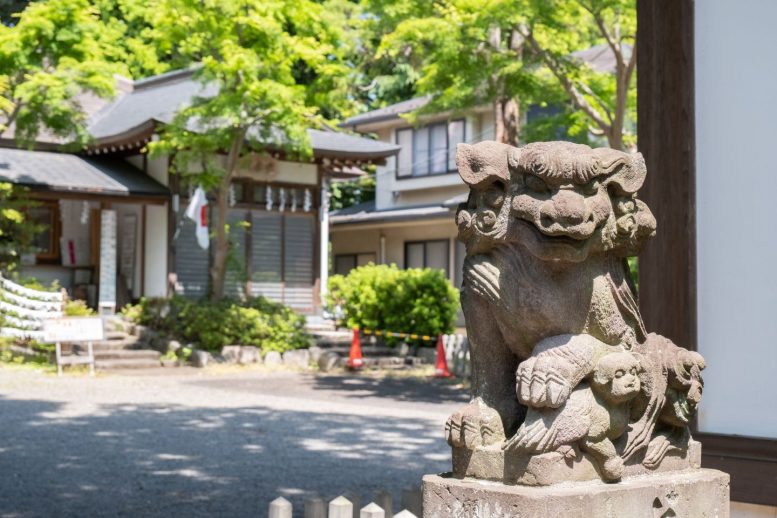 青渭神社 ご祈祷の受付場所