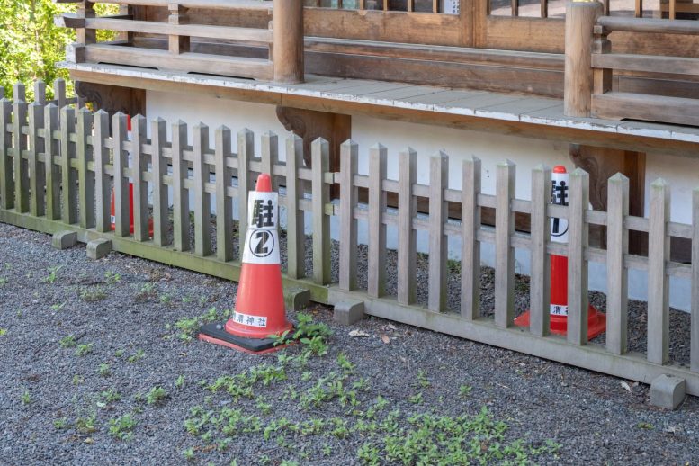 青渭神社 駐車スペース