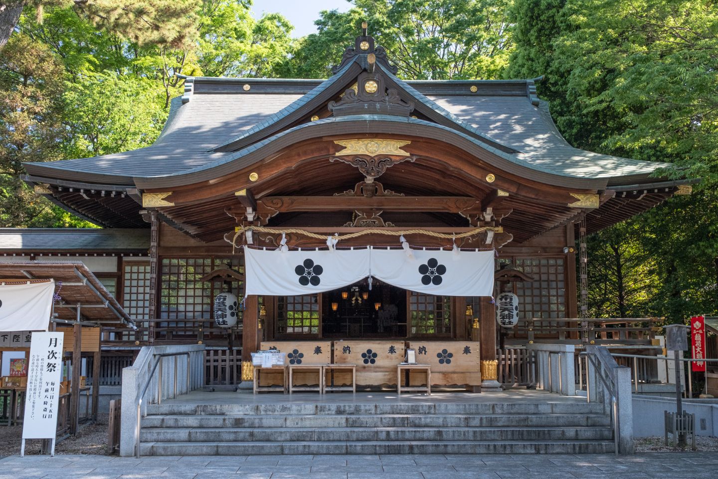 布多天神社 本殿(拝殿)