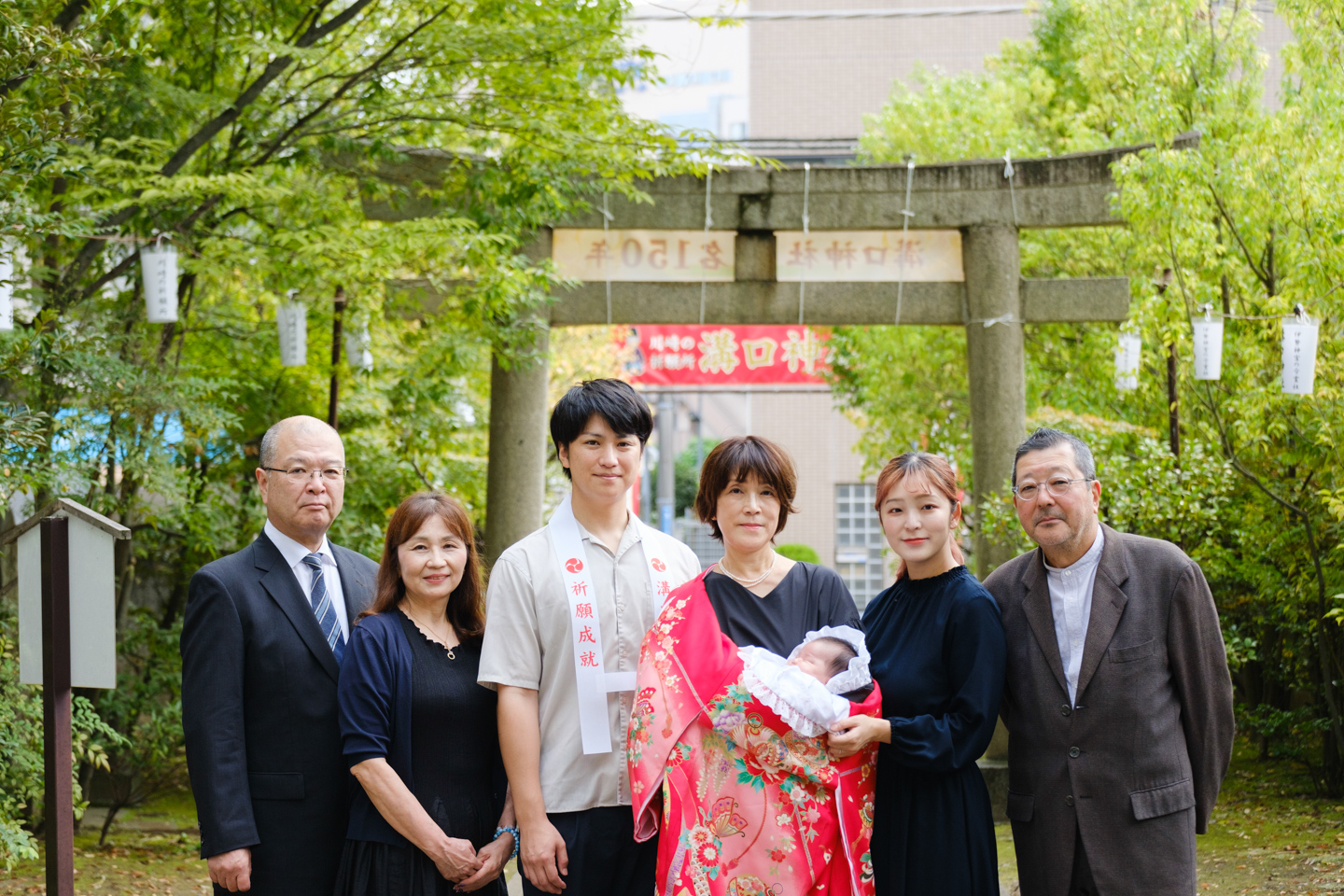 溝口神社 お宮参りの出張撮影