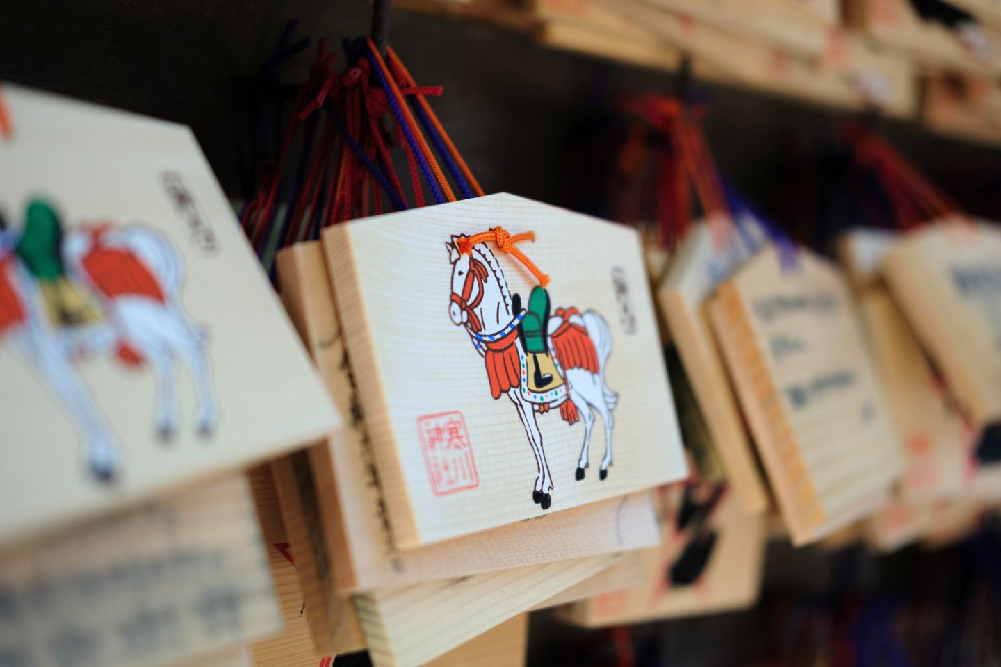 寒川神社 馬の絵馬