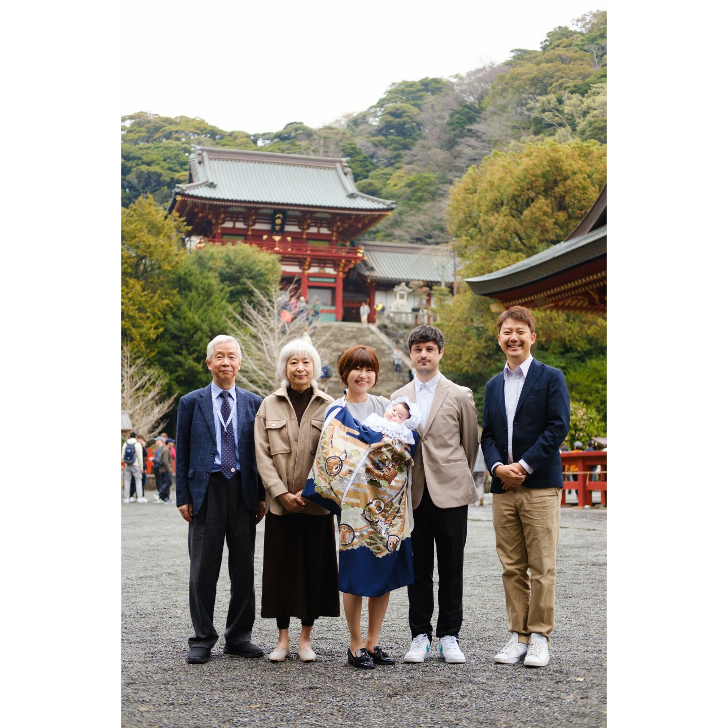 鶴岡八幡宮　お宮参り　写真