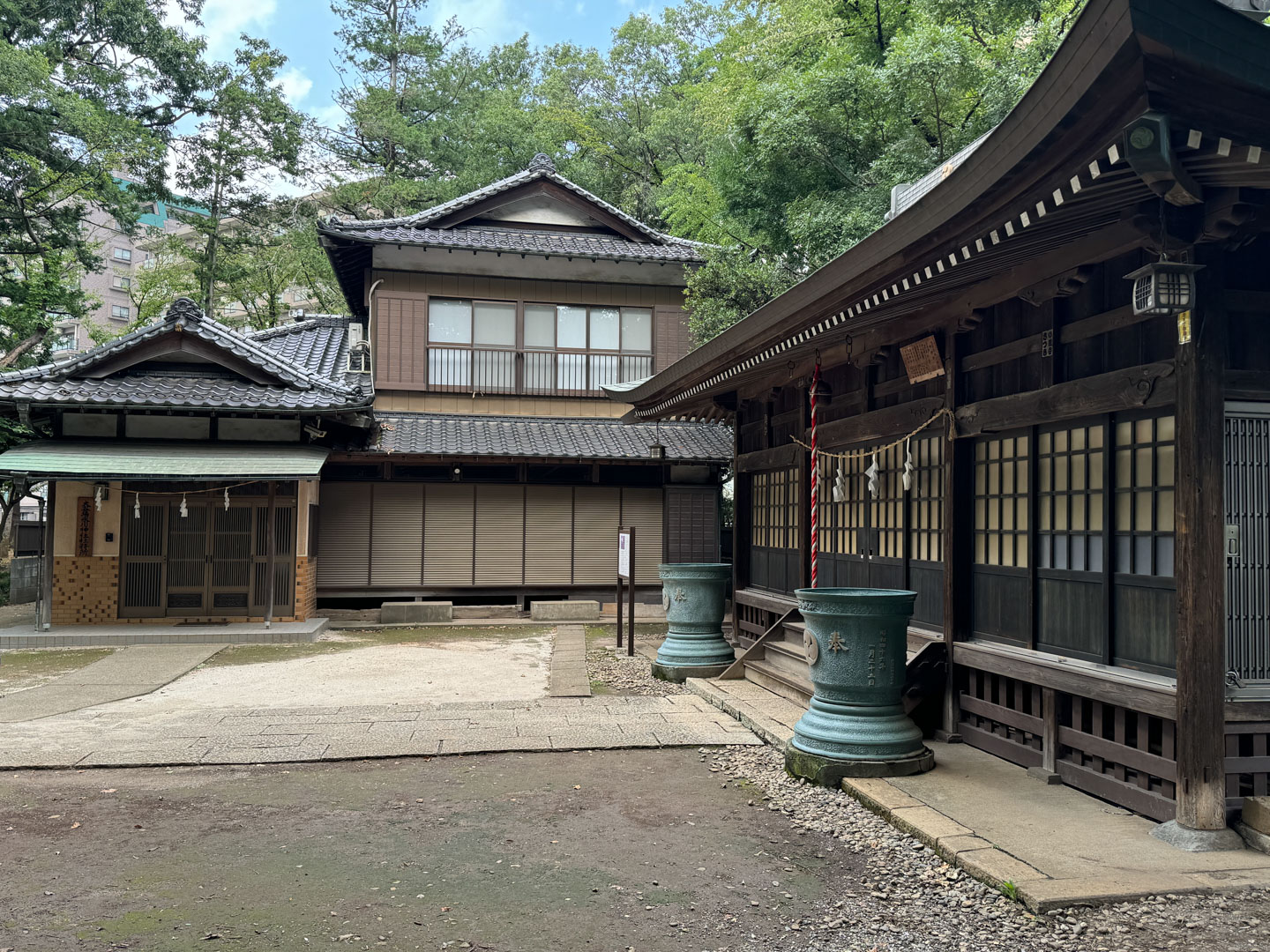 大谷場氷川神社 混雑具合