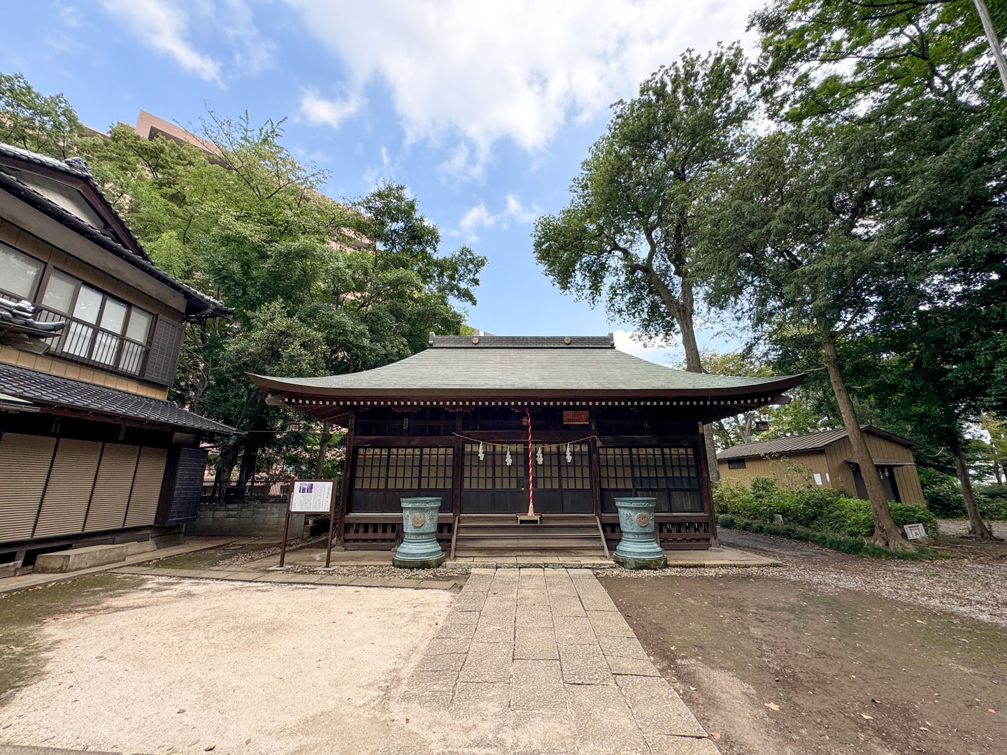 大谷場氷川神社 境内の様子