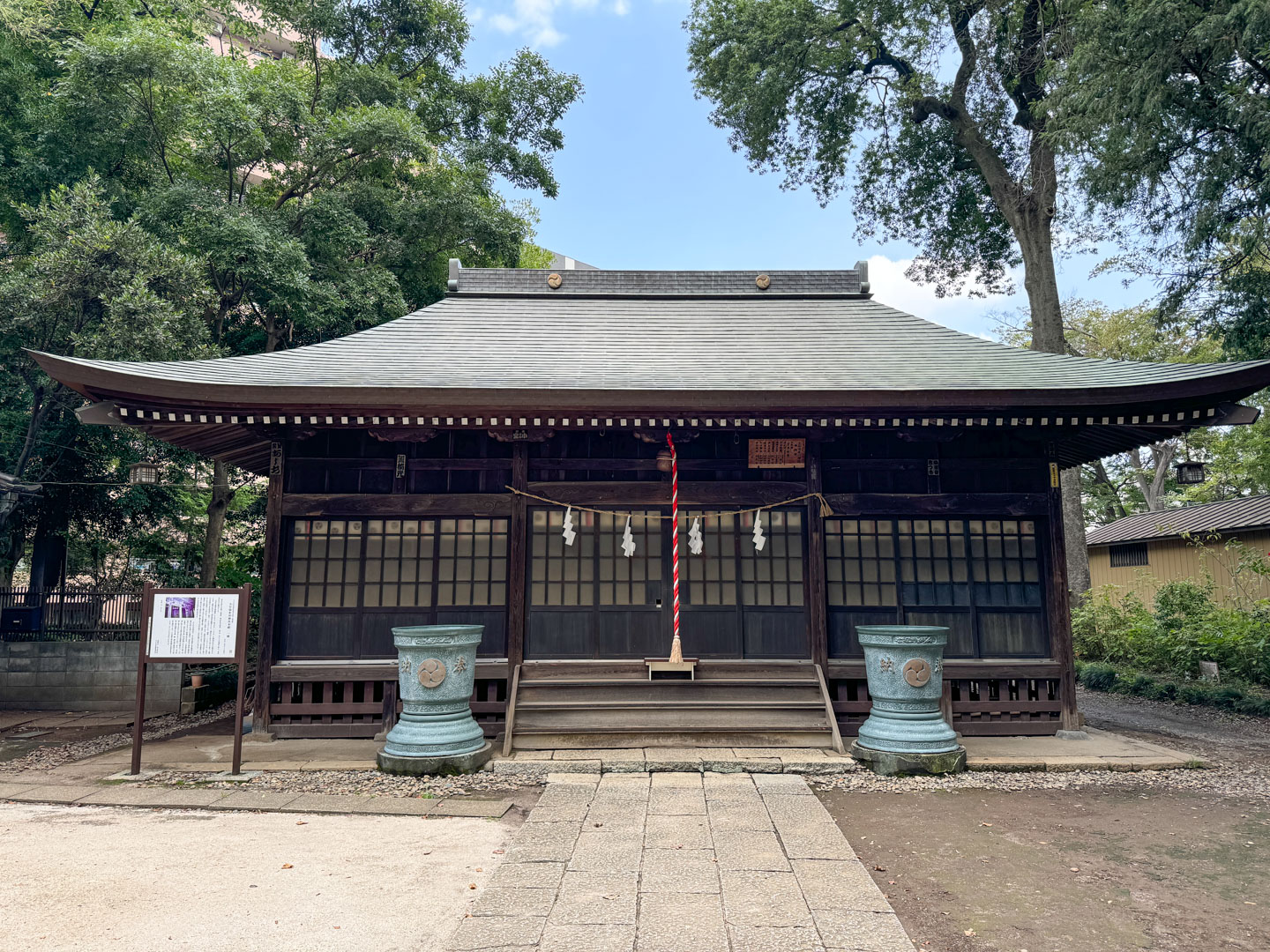 大谷場氷川神社 本殿正面の写真