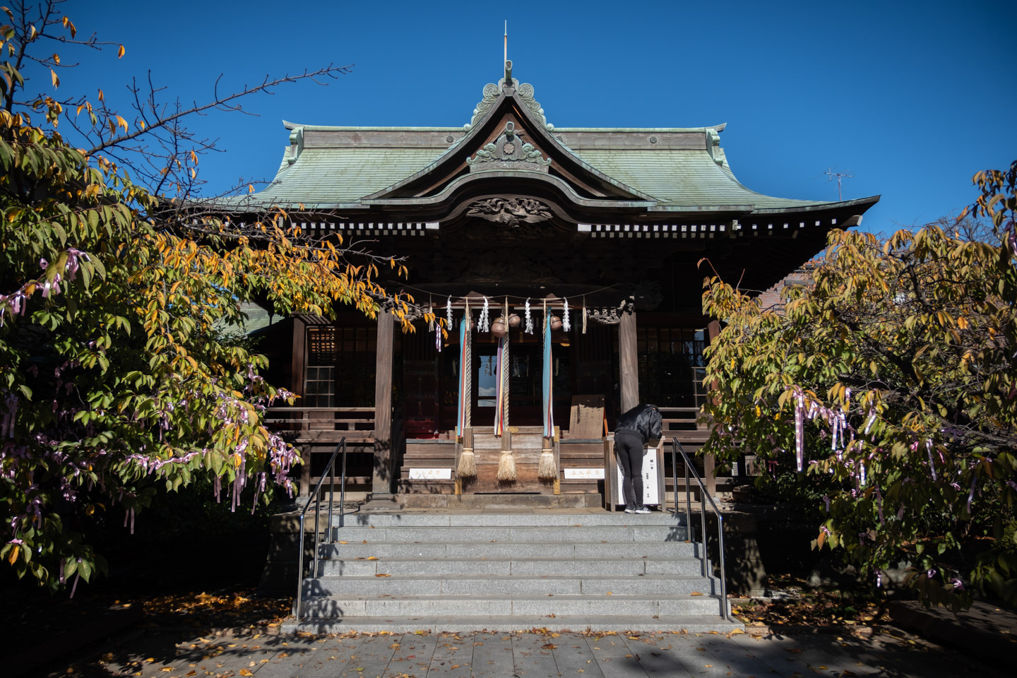 桜神宮の本殿(拝殿)