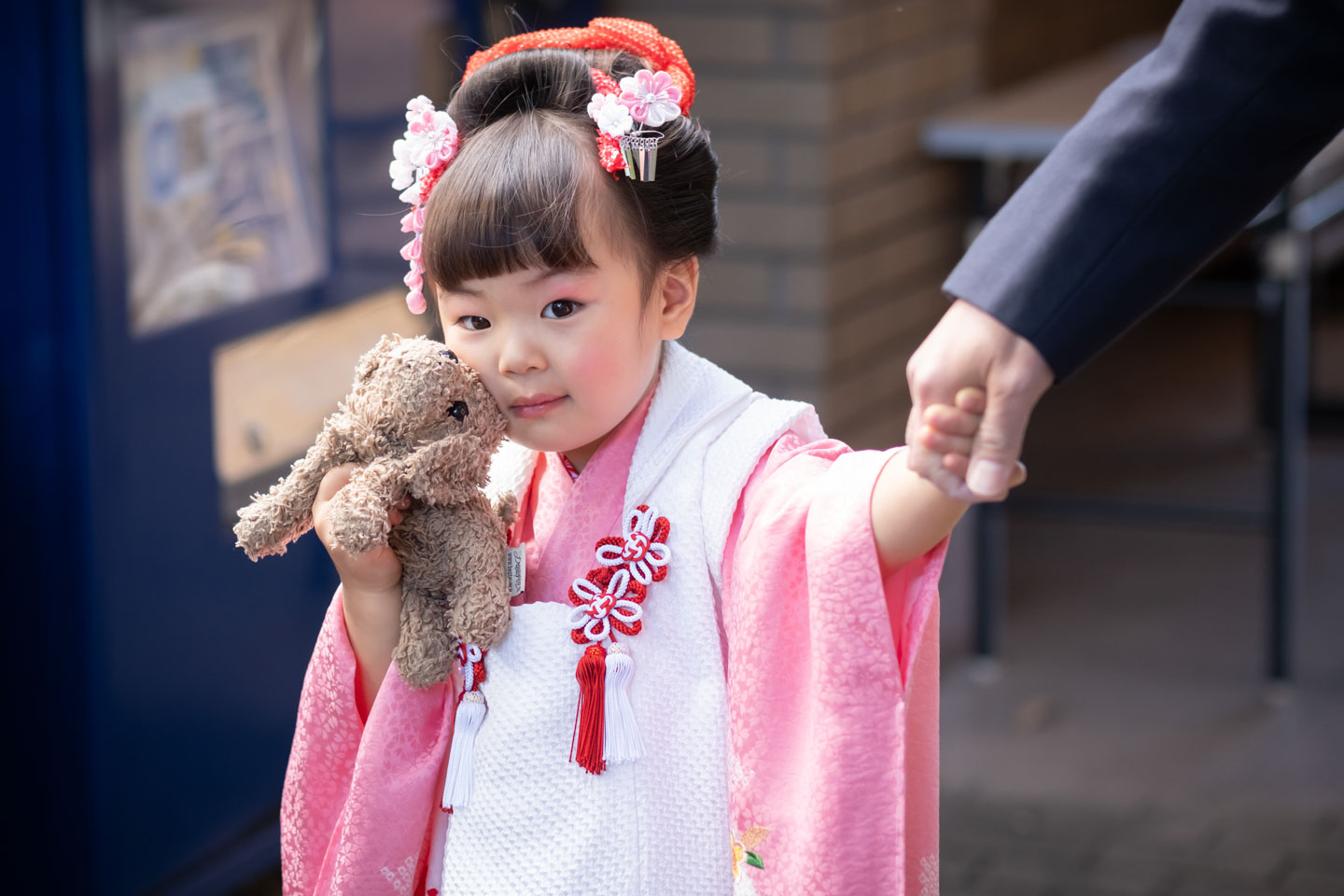 桜神宮 七五三の出張撮影